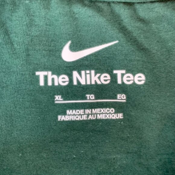 Michigan State Spartans NCAA Green Nike Short Sleeve Crewneck Shirt Mens XL - Picture 3 of 4